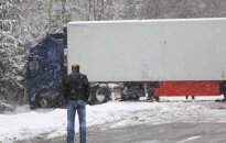 С дороги съехала угнанная фура, ее водитель оказался за решеткой