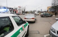В Вильнюсе в аварию попала беременная женщина