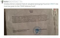 Internete paplitęs galimas Strelkovo įsakymas