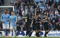 "Wigan" ekipa netikėtai įveikė "Manchester City" žvaigždes