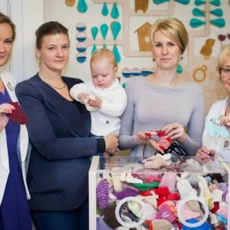 Neišnešiotukams kurs pirmą drabužių kolekciją