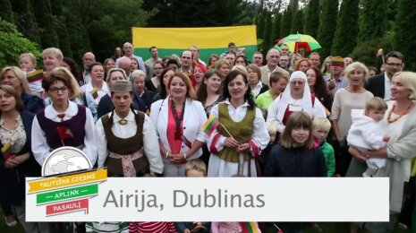 Global journey of Tautiška Giesmė captured in video clip