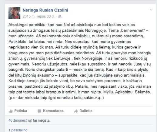 Norvegijos skandalų pūtėja: tikroji emigrantės iš Molėtų istorija