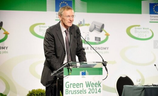 Janezas Potočnikas kalba Europos Žaliosios savaitės atidaryme © EU - Patrick Mascart nuotr. 