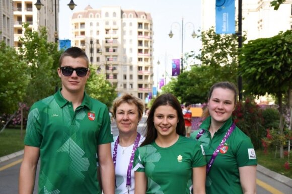 Martynas Pabalys, Asta Girdauskiene, Daniela Aleksandravičiūtė ir Indrė Marija Girdauskaitė