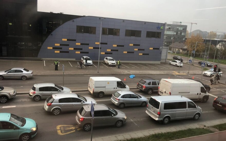 В Вильнюсе насмерть сбит пешеход