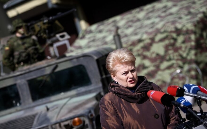 Грибаускайте: в Литве могут разместить сухопутные войска НАТО