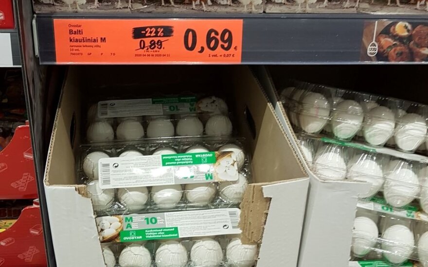 Pricer kiaušinių kainų tyrimas