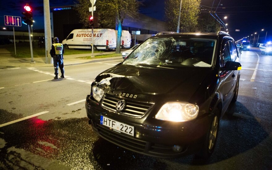 В Вильнюсе насмерть сбит пешеход