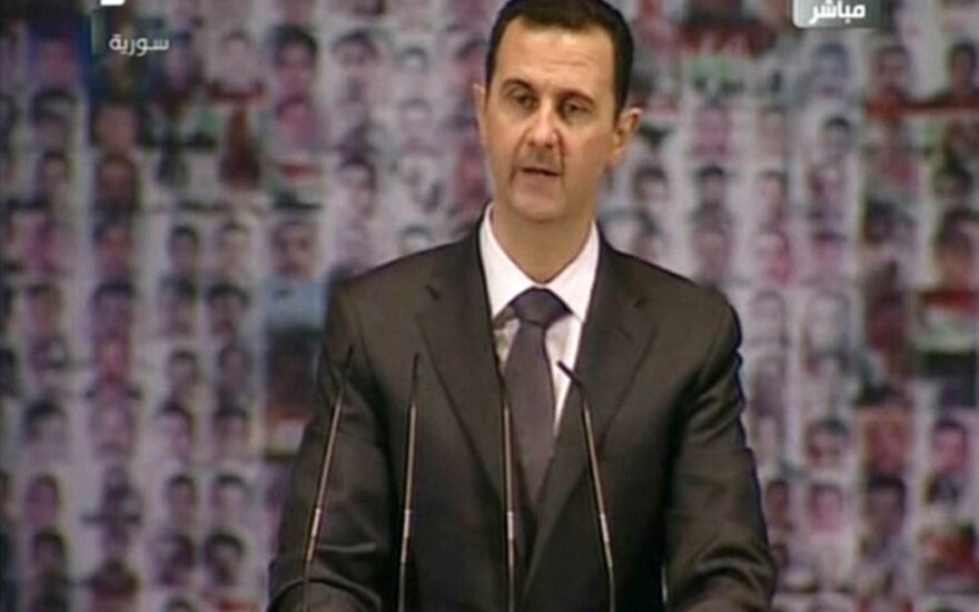 Sirijos prezidentas Basharas al Assadas 
