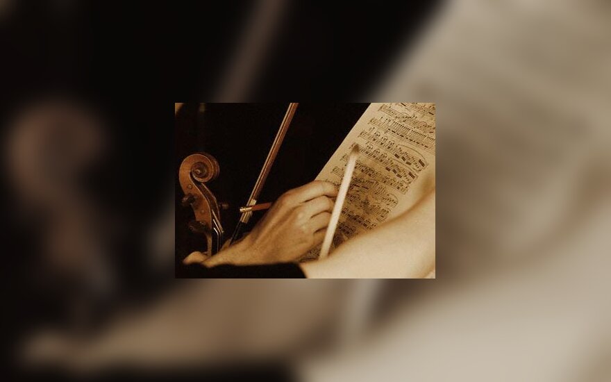 orkestras, koncertas, groti, muzikantai, klasikinė muzika
