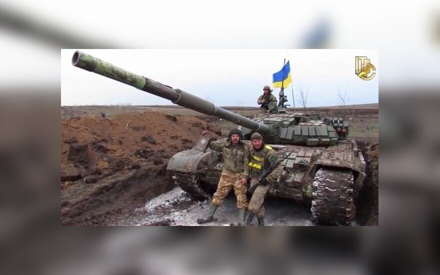 Украинские военные угнали у сепаратистов российский танк Т-72