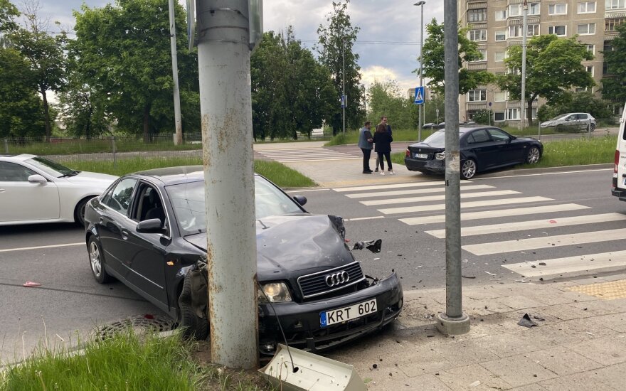 В Вильнюсе ДТП совершил нетрезвый водитель