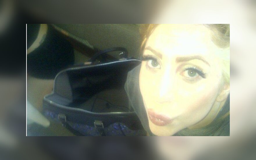 Lady Gaga kelionės į Vilnių metu