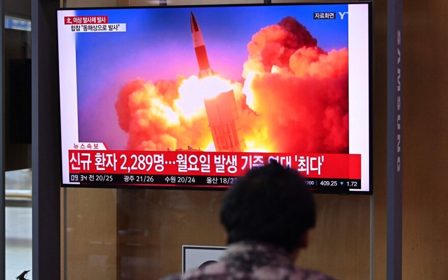 Северная Корея вновь провела ракетные испытания