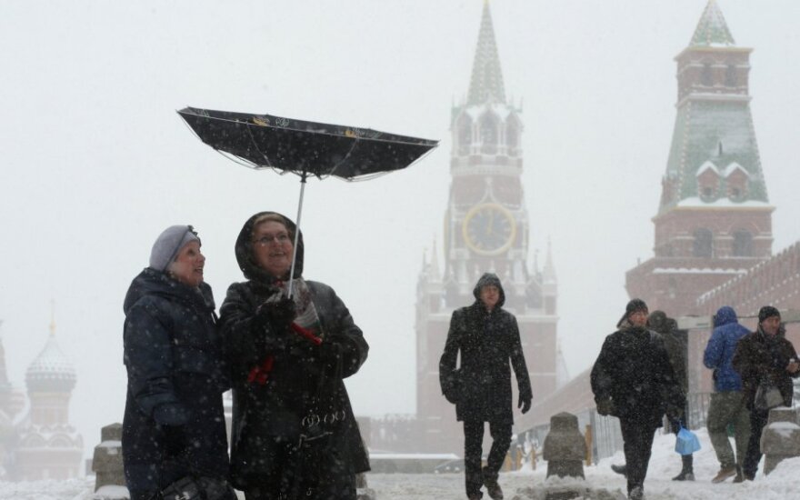 Sniegas užklupo Rusiją