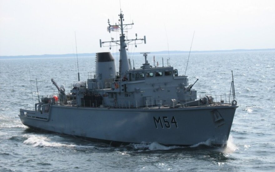 Судно ВМС Литвы направлено для наблюдения в район учений флота РФ