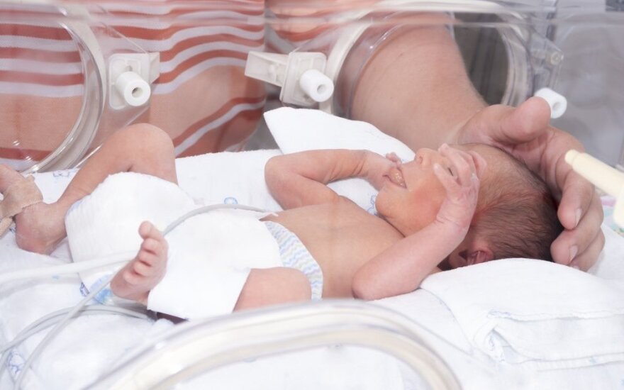 В Каунасской клинике на свет появился самый маленький в Литве младенец