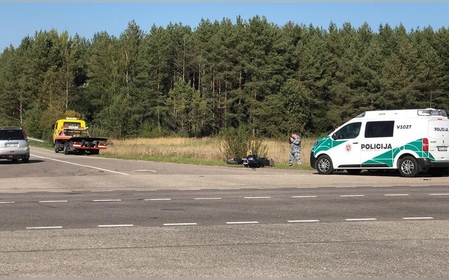 В Вильнюсском районе в ДТП погиб мотоциклист