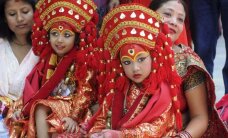 Nepalo traukos objektas - gyva hinduizmo deivė Kumari