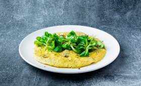 Omletas su grybais: sotūs pusryčiai – vos po 10 minučių