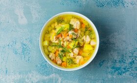 Vištienos sriuba – užtruksite vos 20 minučių