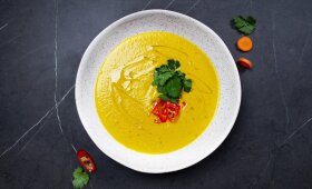 Švelni trinta morkų sriuba