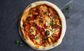 Pomidorų pica – itin sodraus skonio