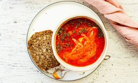 Trinta keptų pomidorų sriuba – neabejotinai kartosite