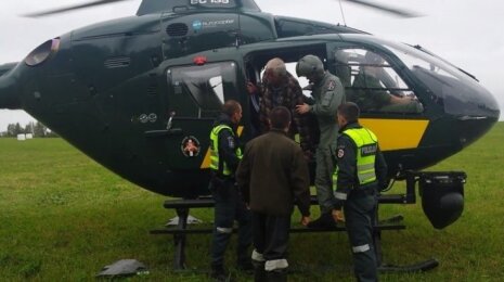 Kelmės rajone pasiklydęs grybautojas buvo pastebėtas iš sraigtasparnio