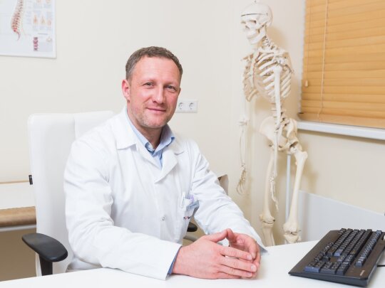 Orthopedic traumatologist Marius Šakalinis (photo by Northway)