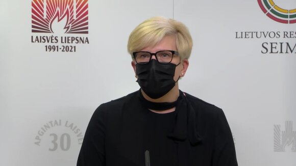 Šimonytė: the situation regarding the threat of the coronavirus must be assessed by the employers themselves