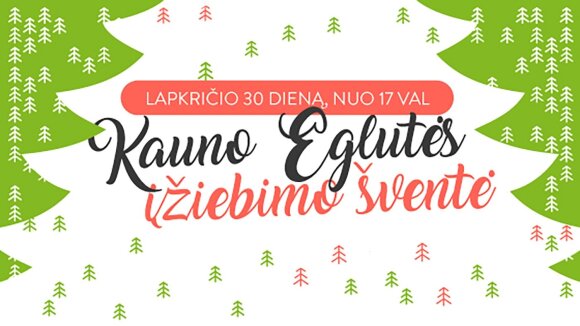 Ilgai laukta akimirka: Kaune sužibo „kosminė“ Kalėdų eglė