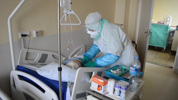 The hospital with the most serious COVID-19 patients in Lithuania showed the conditions in which it had to work