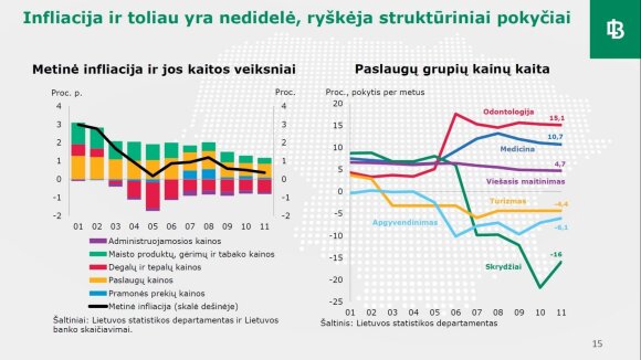 Vasiliauskas prepared three scenarios: according to the tough economy, it would also contract in 2021