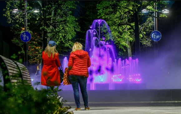 Laisvės Alley's reborn fountain will surprise not only with dances and colors: technology has been used that is not yet used in Lithuania