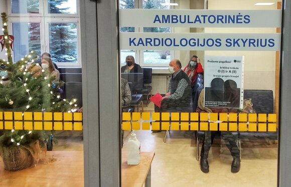 Reception of the Ambulatory Cardiology Department of Clinicas Santara.