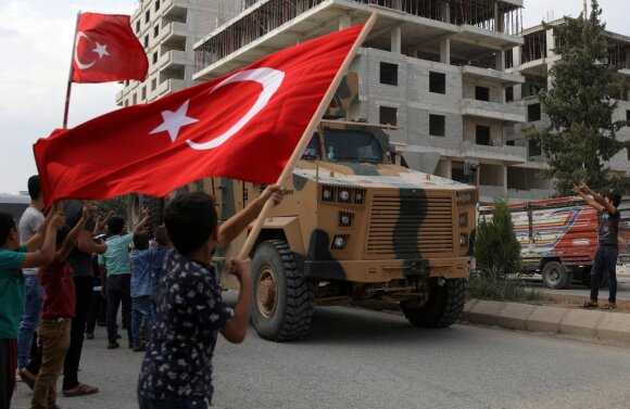 Turkish soldiers in Syria