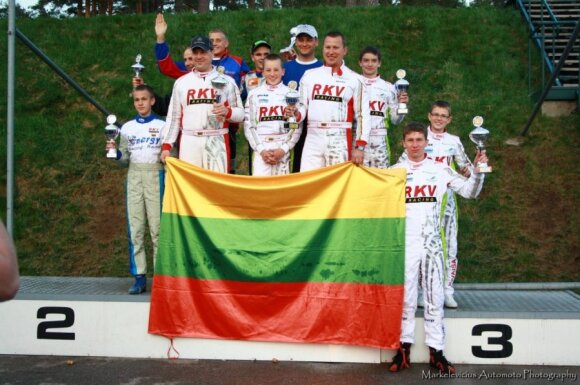 Lietuviai kartingo čempionatą pradėjo Latvijoje