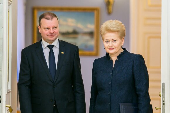 Saulius Skvernelis, Dalia Grybauskaitė