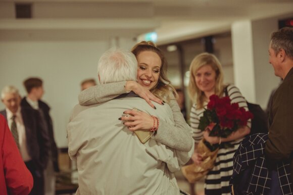 Kristina Radžiukynaitė - KaYra and her grandfather