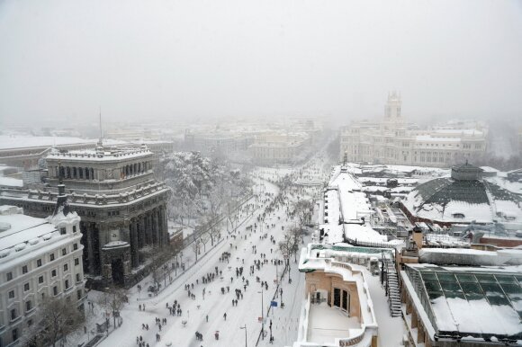 Snow in Spain