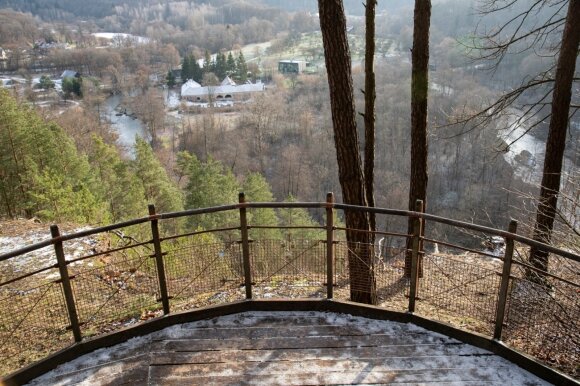 Visitors were impressed by the renewed educational trail in Vilnius - they were able to successfully compete in choosing the most beautiful trails