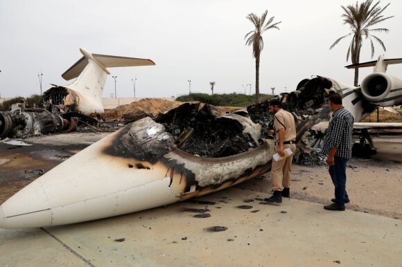Tripoli airport downed