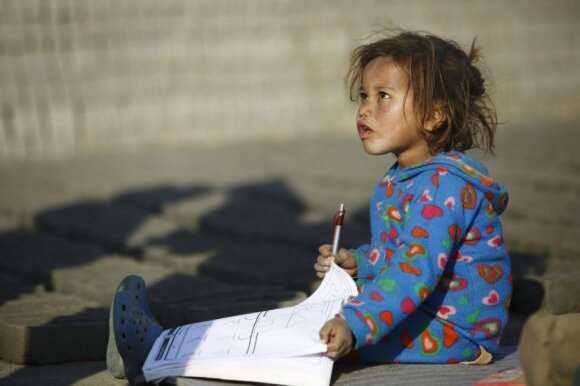Nepalo traukos objektas - gyva hinduizmo deivė Kumari