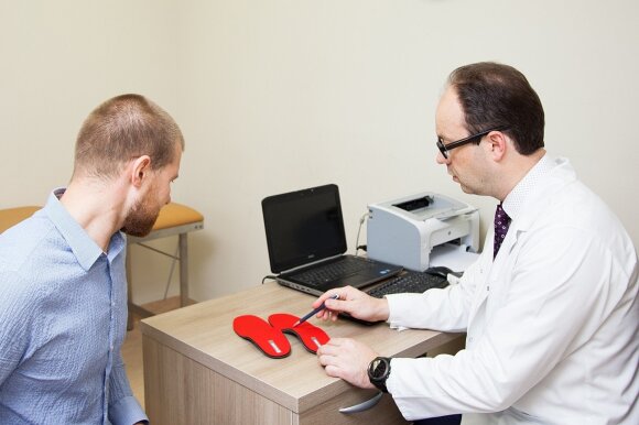 Gijos Klinikų ortopedas traumatologas Gintautas Pocius pasakoja apie vidpadžių naudą