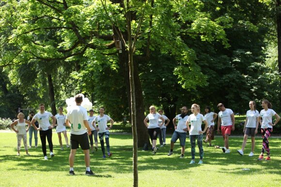 Exercise in the Bernardine garden