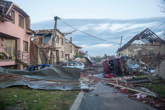 The Lithuanian told about the devastating element in the Czech Republic: impressive chunks of ice fell, there are dead