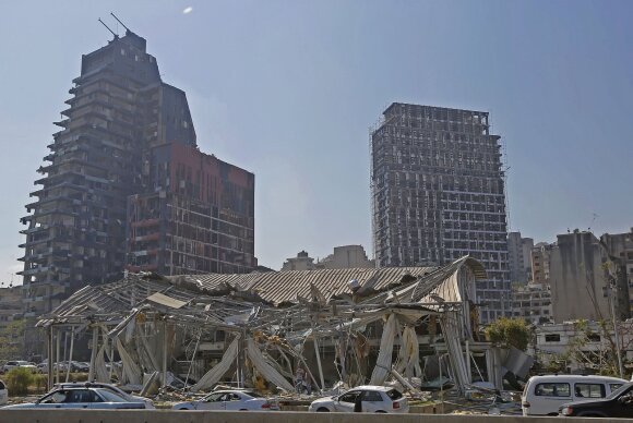 Aftermath of the explosion in Beirut