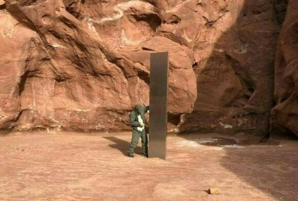 A mysterious monolith has been discovered in Utah